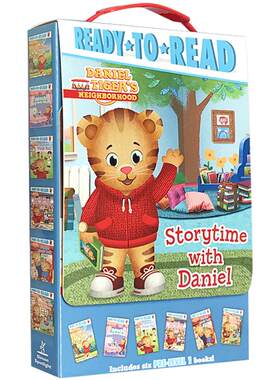 原版 Ready-to-Read Pre-level 1 分级读物小老虎丹尼尔 Storytime With Daniel 1-6册 儿童学习英语课外读物 学会珍视友谊