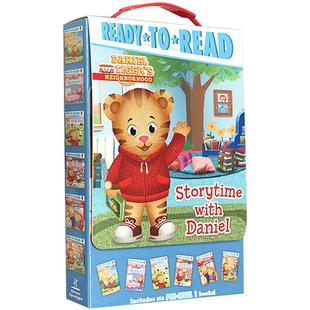 原版 Ready-to-Read Pre-level 1 分级读物小老虎丹尼尔 Storytime With Daniel 1-6册 儿童学习英语课外读物 学会珍视友谊