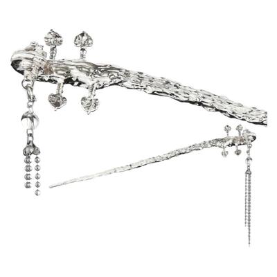 Bubblesclub发簪铜镀白金新中式