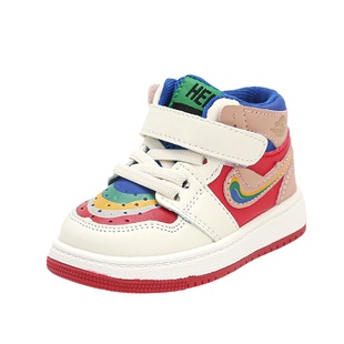 男宝宝鞋秋冬加绒棉鞋婴儿鞋子软底学步鞋儿童高帮板鞋运动鞋女宝