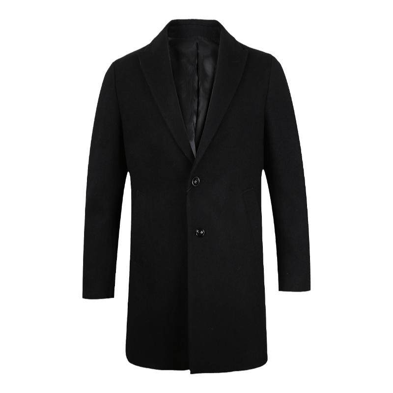 奥古秋冬中青年羊毛混纺西服领