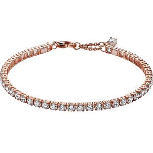 Pandora潘多拉闪耀网球手链创意轻奢简约小众礼物