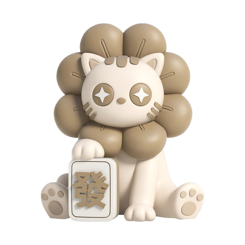 AI招财猫蓝牙音箱对话互动摆件