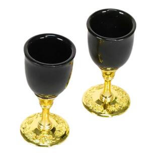 和田玉青玉酒杯酒盅烈酒杯高度酒高脚古龙杯拍电影道具礼品杯