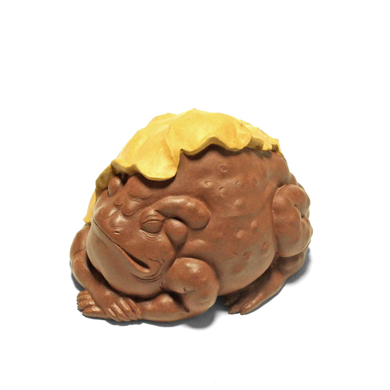 宜兴紫砂御青堂全手工茶宠摆件