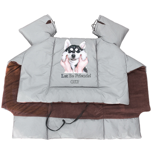 电动摩托车挡风被冬季加绒加厚四季通用防水电瓶电车防风罩春秋款