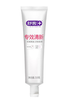 玫瑰清新水晶膏体牙膏舒客