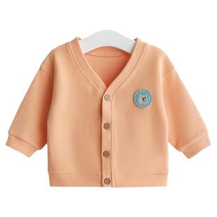 宝宝外套春秋季男童婴儿衣服开衫女童幼儿薄款一岁3春装2儿童上衣