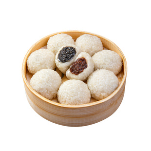 鹿有有白玉糯米团子麻糍老宁波特产点心儿童早餐手工糯叽叽粢米团