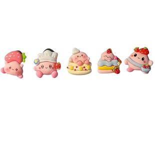 星之卡比车载挂钩电动车挂钩可爱小粘钩车内装饰摆件前排椅背挂勾