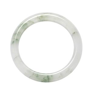 周大生人间烟火天山翠手镯女飘花步离镯贵妃玉镯子生日礼物送妈妈