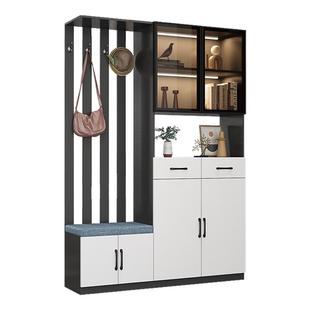 玄关柜屏风隔断柜客厅2025新款入户正对门口鞋柜一体储物柜门厅柜