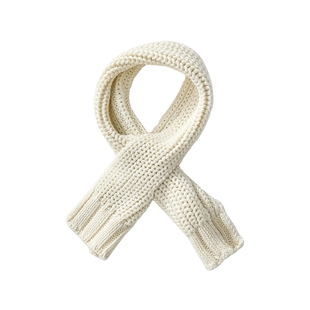 enhennbaby婴儿小围脖2025秋冬新款宝宝围巾纯棉针织保暖儿童护脖