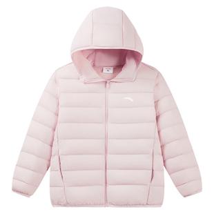 安踏儿童男女童轻薄羽绒服2025冬季新款舒适保暖中大童连帽羽绒服