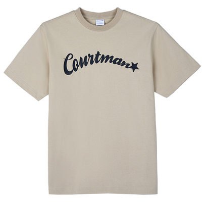 COURTMAN短袖T恤纯色简约大logo