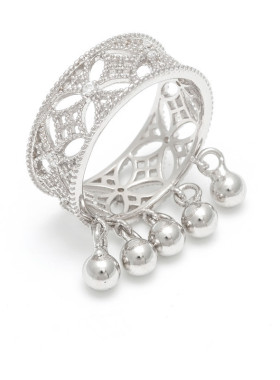 流苏时尚指环七夕礼物纯银