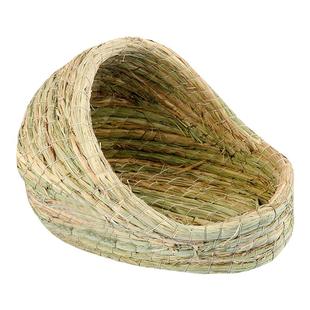 兔子窝四季通用草窝垫专用侏儒兔睡觉小窝防咬躲避屋别墅用品大全