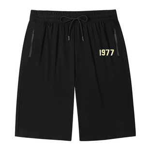 500斤400斤300斤肥佬冰丝短裤男宽松大码休闲五分裤运动5分裤薄款