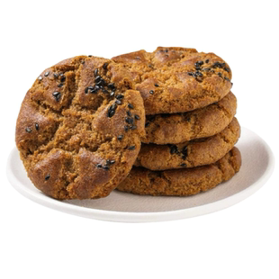 【整箱160枚】五黑桃酥代餐健康饱腹无蔗糖零食五谷杂粮饼干早餐