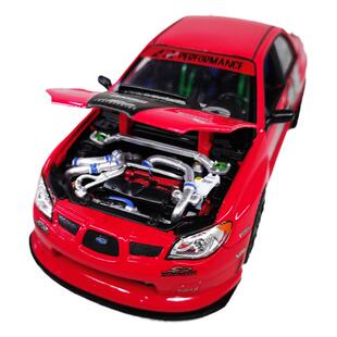 1/24 斯巴鲁翼豹IMPREZA STI合金车模汽车摆件改装JDM速度与激情