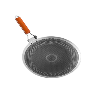 316L不锈钢户外折叠烤盘便携煎烤烤肉盘露营铁板烧烤盘不粘家用