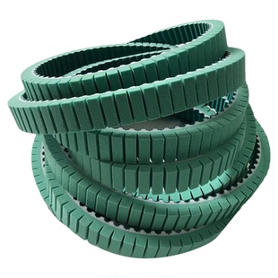 贴标机海绵皮带/不干胶压标卷标蓝布海绵同步带防压痕环形输送带