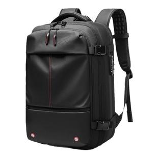 真空压缩大容量旅行背包男士户外商务通勤双肩17寸电脑包可定制