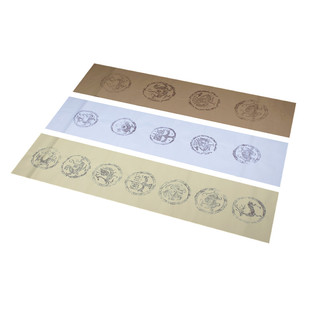 四尺对开仿古瓦当洒金四言五言七言对联书法专用生宣纸批发100张