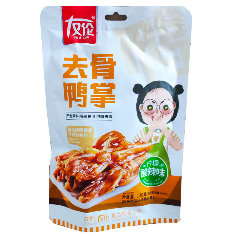 友伦藤椒味去骨鸭掌柠檬酸辣味