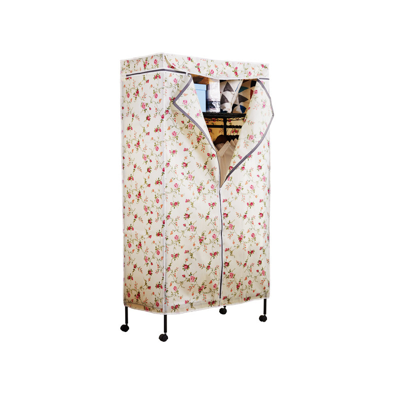 布衣柜钢管加粗加固小号单人牛津布简易经济型钢架结构框架收纳柜