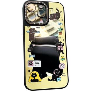 原创新款17镜面case适用苹果16promax手机壳15pro卡通磁吸充电ip13高级感小众镜子iphone14高颜值pm超好看air