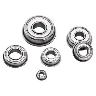 精密高速电机法兰小轴承F685ZZ止退挡边制动边凸边F606zz