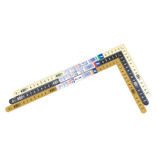 日本亲和企鹅曲尺拐尺角尺小型30×15cm反面刻度 124761241612411