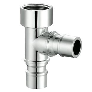 洗衣机一进二出三通分水阀铜水龙头进水管一分二角阀转接头双出水