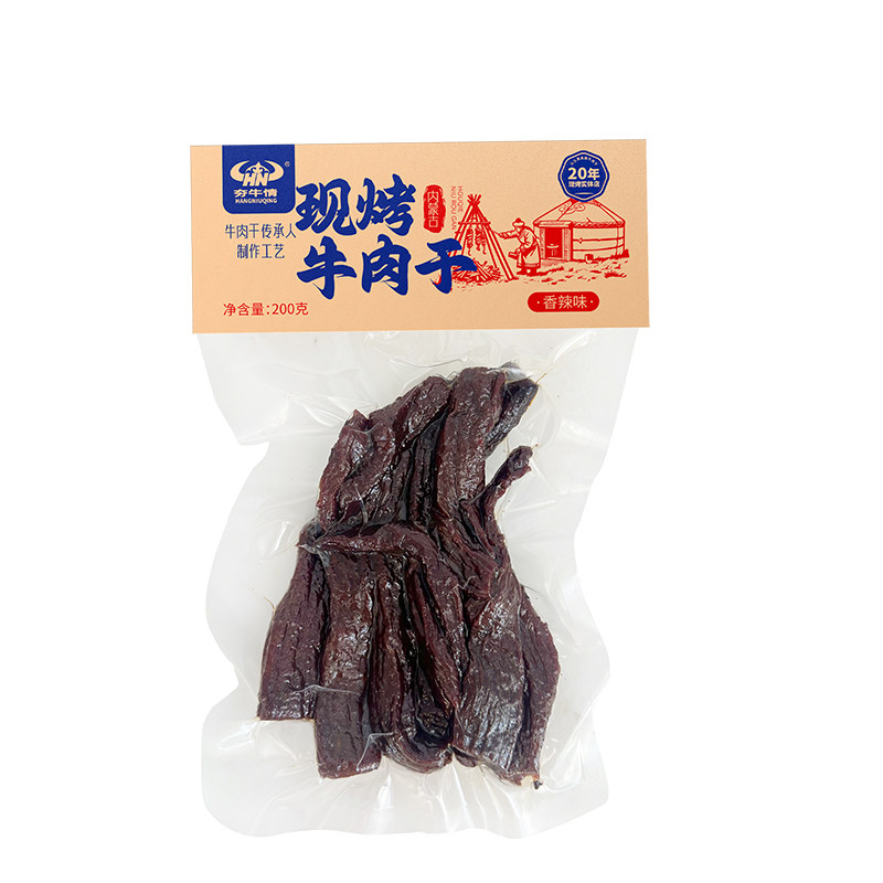夯牛情内蒙古特产风干牛肉干