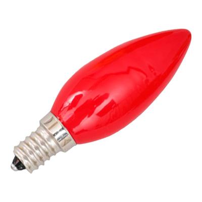 佛台红色小白泡供长明莲花