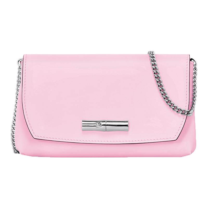 LONGCHAMP/珑骧ROSEAU 竹节扣手拿包斜挎包龙骧夏日小包10191HCN