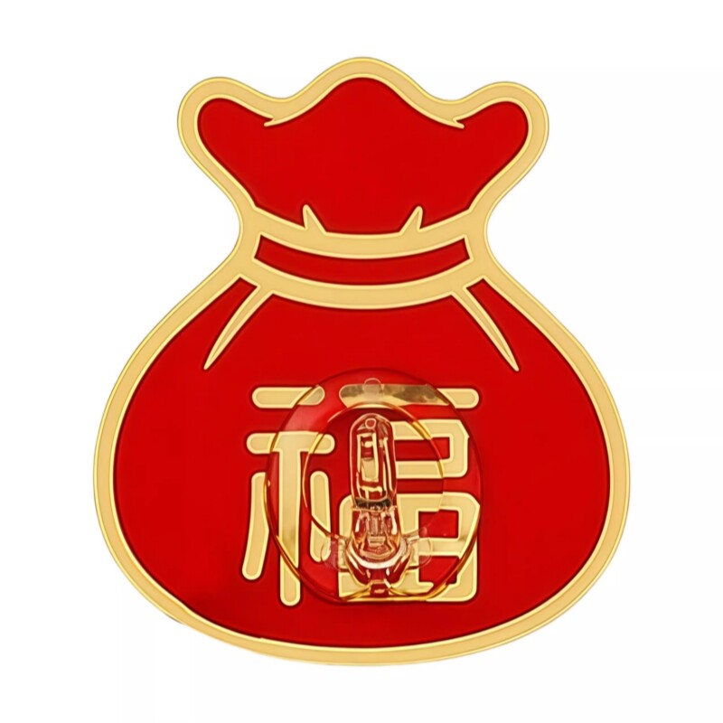 中国红色福字挂钩喜庆