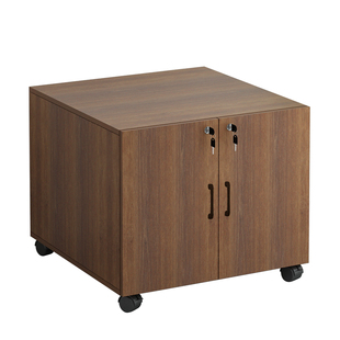 a3纸打印机柜移动办公文件柜带锁储物柜复印机加高底座柜60双门柜