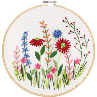 学生丝带绣初学2025新款立体绣手工刺绣diy材料包自绣新手小挂画