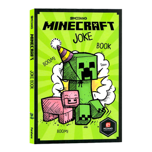 Minecraft Joke Book 我的世界笑话书英文原版 短笑话大全儿童幽默风趣漫画书 令人捧腹的笑话进口英语原版书籍Mojang Ab 平装