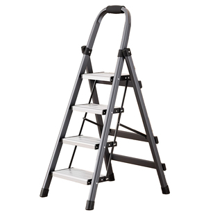 可思比家用梯子折叠梯人字梯加厚铝合金登高专用楼梯室内爬梯五步