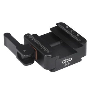 obo欧栢20毫米皮卡丁尼瑞士阿卡HP01夹具三脚架云台转接夹座转换盘皮卡丁尼导轨底部阿卡口带3/8“孔夹具