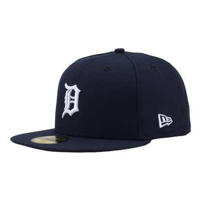 NEWERA底特律老虎5950平沿棒球帽