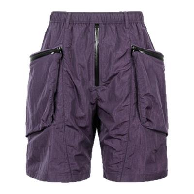 「讶梦」仓守紫色金属尼龙拳击短裤P13-VT「侵蚀装备」