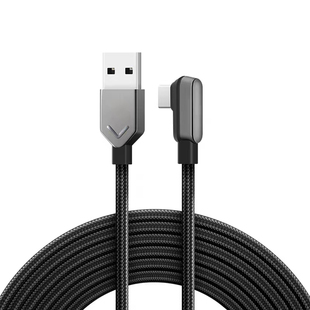 幻沣航适用小米黑鲨4pro数据线120W快充3手机4s/5/5s/5pro/5RS弯头编织充电线67w游戏6A闪充线typec加长2米