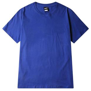 ulzzang复古潮牌短袖T恤2025夏季新品纯色透气大码INS男女白T半袖