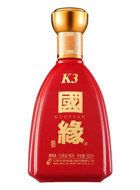今世缘国缘K3白酒500ml×1瓶
