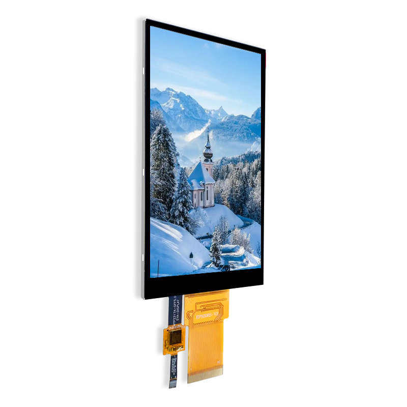 5寸高清竖屏480*854高分tftLCD通用串口屏40PIIC电容触摸检测仪器