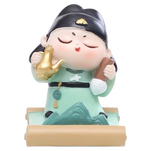 唐朝盛世武则天杨贵妃手机支架办公桌面摆件情绪稳定器礼物送老师